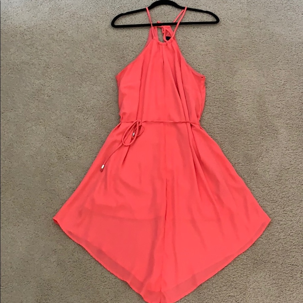 Coral pixie dress